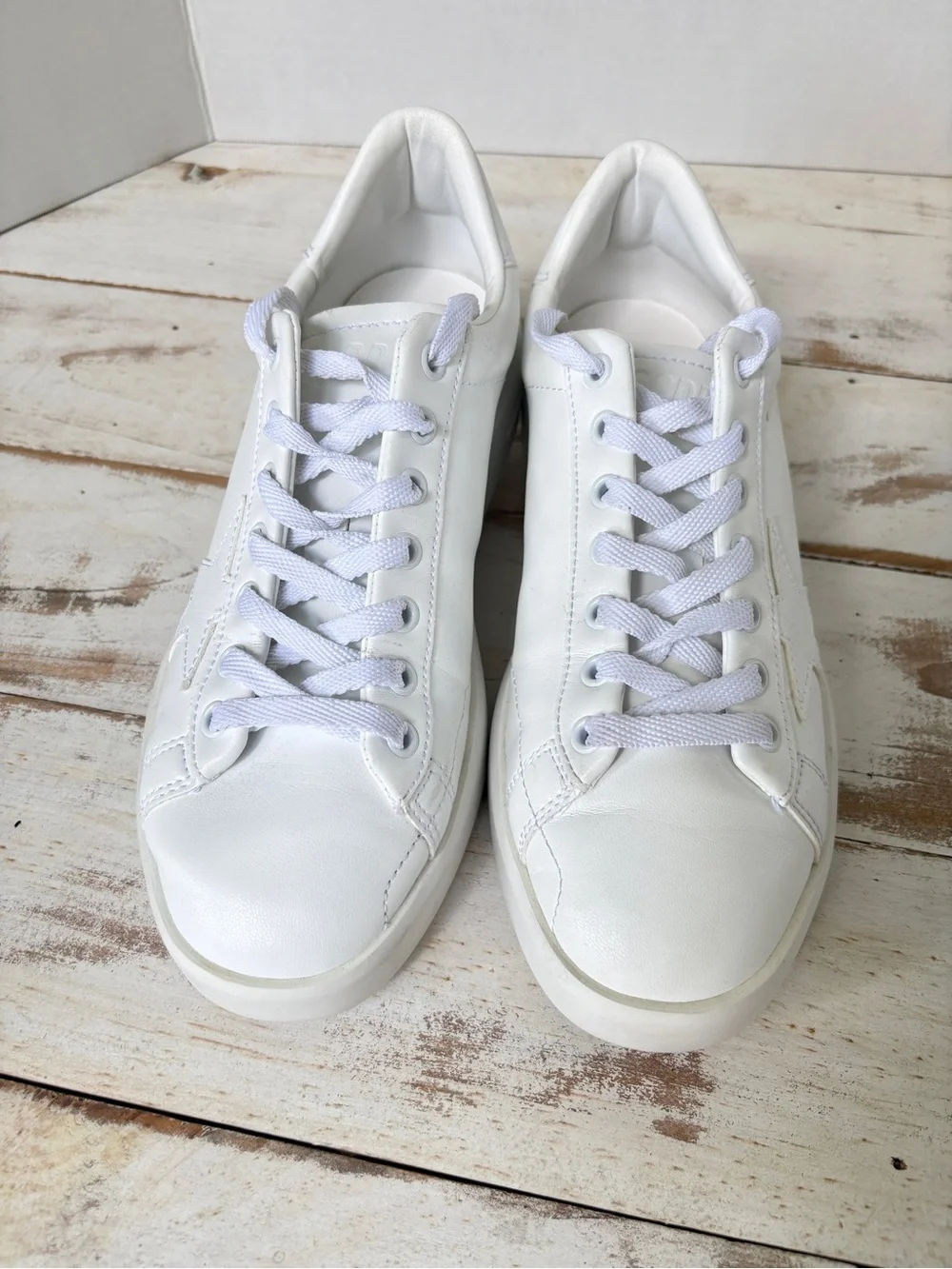 Golden Goose Pure-Star Bio-Based Sneakers white 38 vegan luxury minimalist EUC